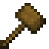 Wooden hammer icon